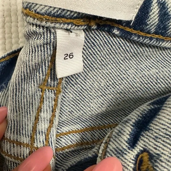 FRAME Le Nouveau Straight Raw Edge Lombard | Womens Straight - Picture 4 of 5